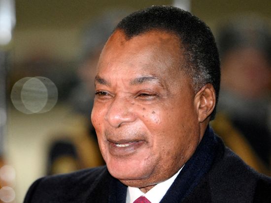 Republic of the Congo President Sassou Nguesso wins re-election, state TV reports