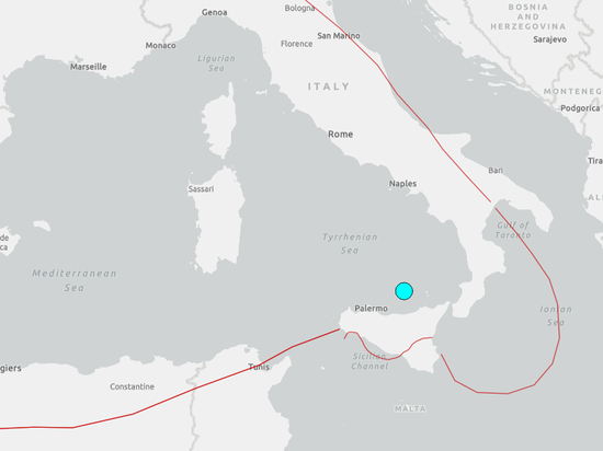 5.2-magnitude quake hits 46 km W of Leni, Italy -- USGS