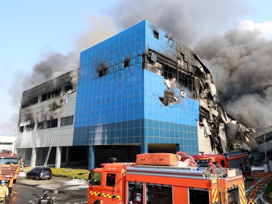 10 killed, 59 injured in South Korea's auto parts factory fire