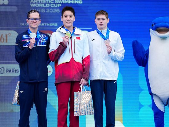 Guo Muye wins men's solo technical title at Artistic Swimming World Cup in Paris