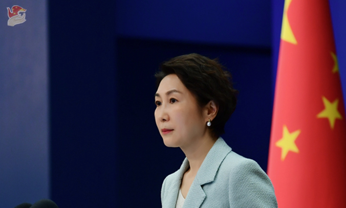 Photo: Chinese FM spokesperson Mao Ning