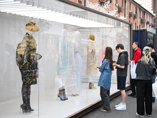 Exhibition of Maison Margiela held during Shanghai Fashion Week