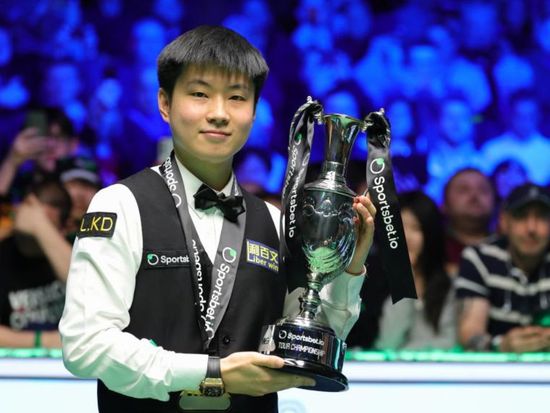 Chinese snooker player Zhao Xintong makes history by completing players’ series slam