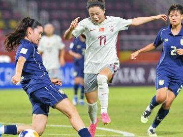 China beats Thailand to claim top spot in Group A at AFC U20 Women's Asian Cup