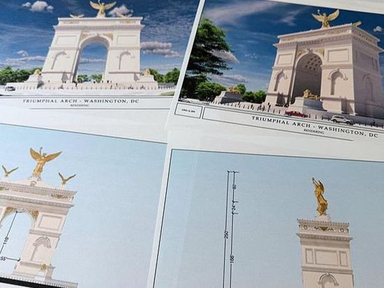 Grand designs for 'Arc de Trump' unveiled amid mounting controversy