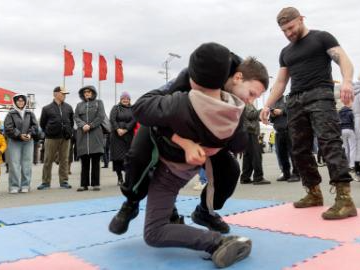 Various recreational activities held to mark Orthodox Easter holiday in Russia