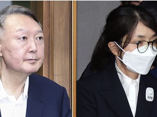South Korean ex-President Yoon, wife appear in court after 9 months