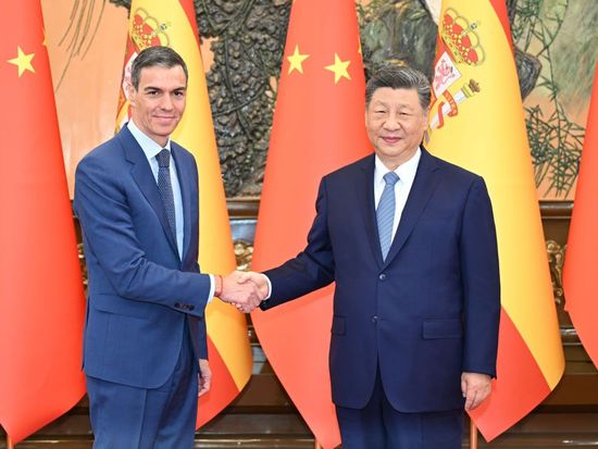 Xi meets with Spanish PM in Beijing