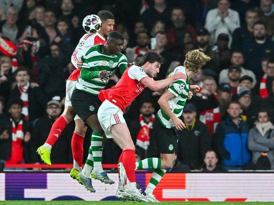 UEFA Champions League quarterfinal 2nd Leg football match: Arsenal vs. Sporting CP
