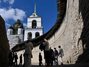 City view of Pskov, Russia