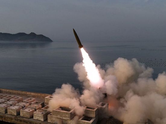 Top DPRK leader oversees test-fire of tactical ballistic missiles: KCNA