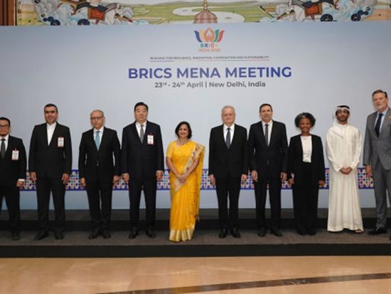 China's special envoy attends BRICS Deputy FMs and Special Envoys on Middle East Meeting, calling fo