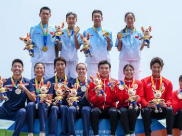 6th Asian Beach Games in Sanya: 4x mixed relay of aquathlon event