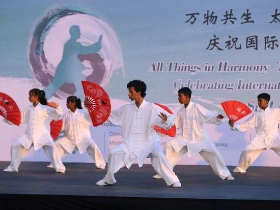 Promotional campaign held in Sri Lanka to celebrate Int'l Taijiquan Day