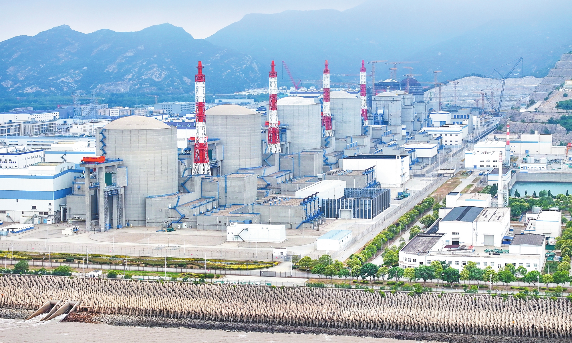 A view of the Tianwan Nuclear Power Plant in Lianyungang, East China's Jiangsu Province Photo:VCG