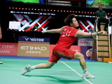 Highlights of quarterfinal badminton match at BWF Uber Cup Finals