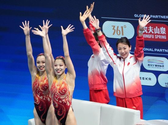 China wins three golds at Artistic Swimming World Cup in Xi'an