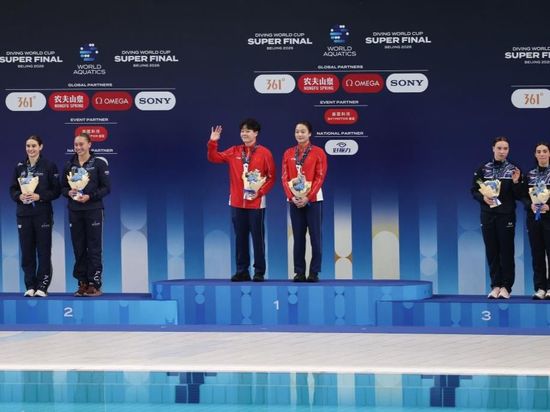 China dominates opening day with five golds at Diving World Cup Super Final
