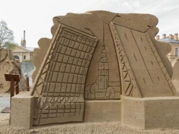 22nd International Sand Sculpture Festival marked in Russia