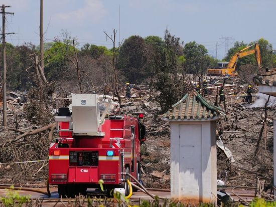 Comprehensive medical efforts underway after deadly central China fireworks plant blast