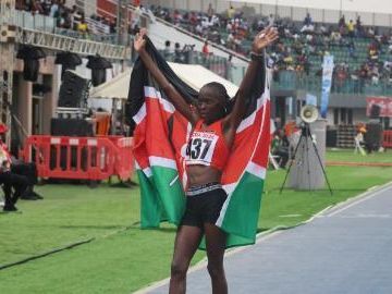 Kenya's Diana Wanza won women's 10,000m gold at African Athletics Championships