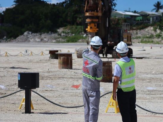 Groundbreaking ceremony held for China-aided sports center in Nauru