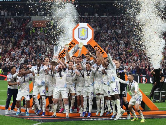 Aston Villa ends 30-year trophy drought with in Europa League final