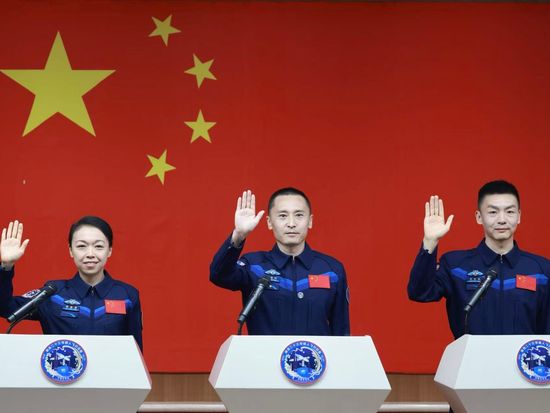 Live: China's Shenzhou-23 crewed mission members meet the press