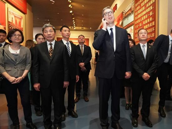 Serbian president visits Museum of Communist Party of China in Beijing