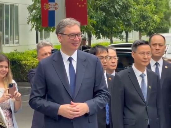 Aleksandar Vucic visits future factory in Jiaxing