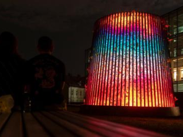 Lighting Guerrilla festival held in Ljubljana, Slovenia