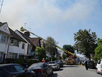 Fire reported at kosher supermarket in northwest London