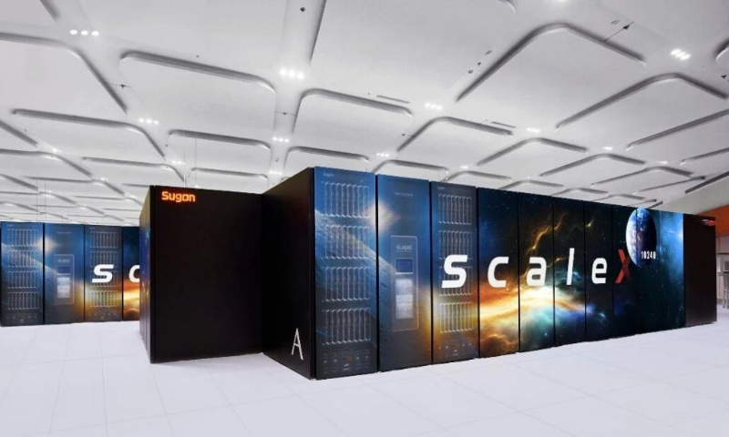 China's largest scientific AI computing cluster is officially put into operation on April 14, 2026 in Zhengzhou, Central China's Henan Province. Photo: CCTV News