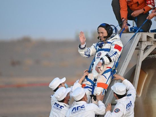All Shenzhou-21 astronauts out of return capsule in good health