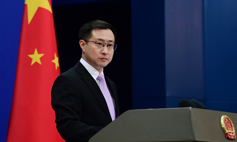 Chinese Foreign Ministry spokesperson Lin Jian at the press conference on March 24, 2026