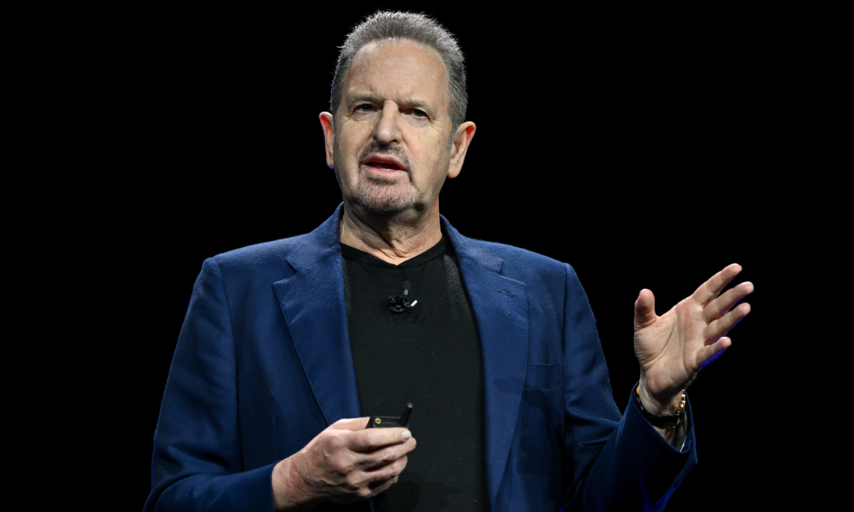 Rene Haas, chief executive officer of Arm Holding, speaks during the Arm Everywhere event in San Francisco, California, US, on March 24, 2026. Photo: VCG