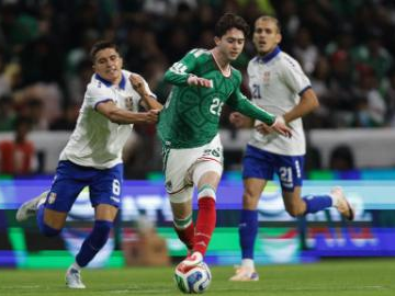 In pics: friendly football match between Mexico and Serbia