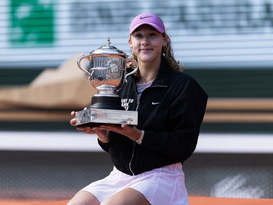 Mirra Andreeva claims first Grand Slam title of career at French Open