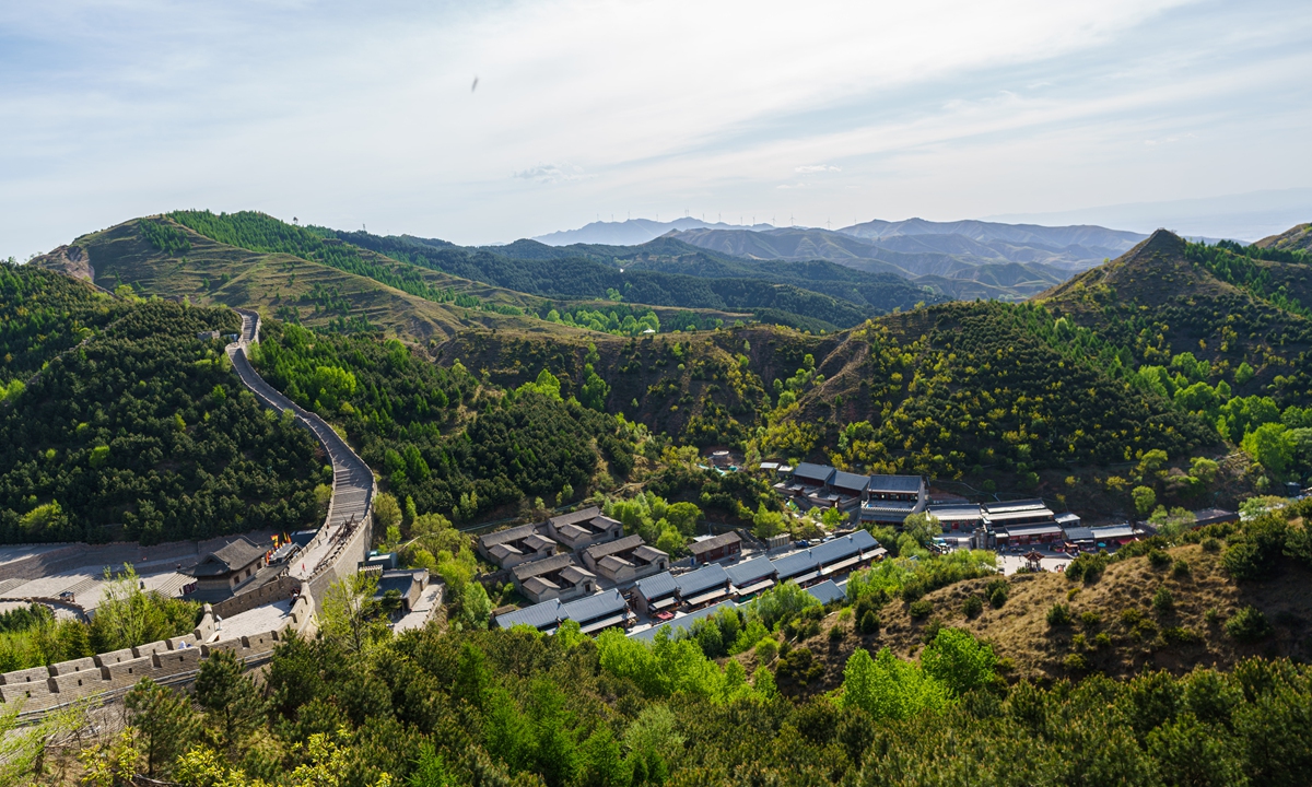 A view of the Great Wall fortress at the Yanmen Pass scenic area in Daixian county, Xinzhou, North China's Shanxi Province, on May 11, 2026. Photo: VCG