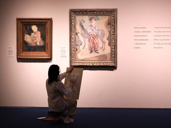 Art exhibition 'The Brazil of Portinari' held at National Museum of China in Beijing