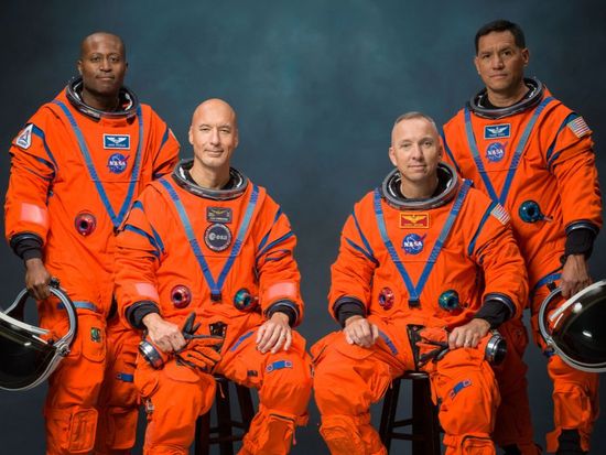 NASA unveils 4-person crew for Artemis III mission