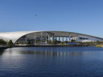 View of Los Angeles Stadium in US