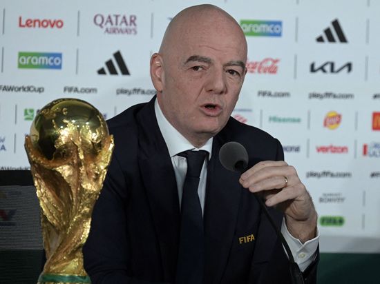 Infantino quips that even Italy might qualify if World Cup expanded