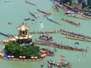 Various dragon boat-themed activities held across China