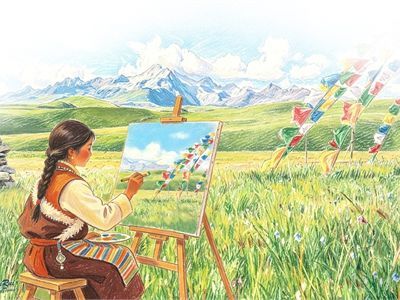 Art education supports Xizang’s development by nurturing cultural roots and aesthetic spirit