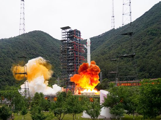 China launches new satellite into space