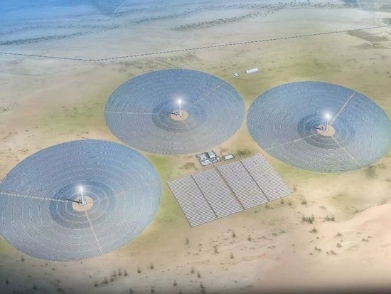 The world’s largest single-unit molten-salt solar power plant breaks ground in Northwest China