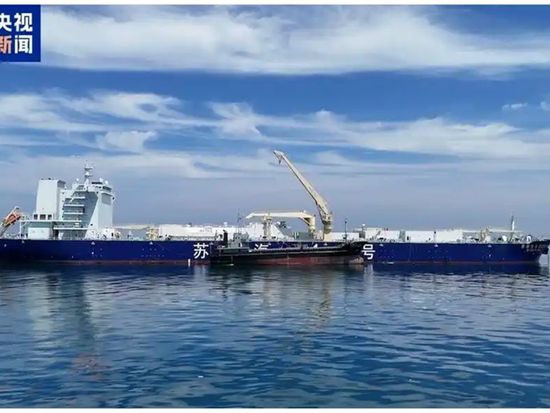 World's 1st 100,000-ton-class salmon farming vessel launches inaugural harvest