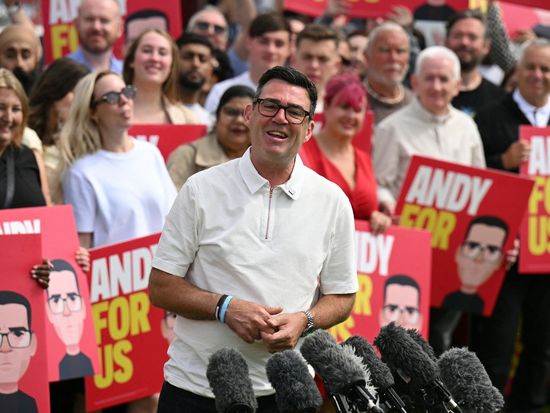Who is the likely next UK Prime Minister Andy Burnham?
