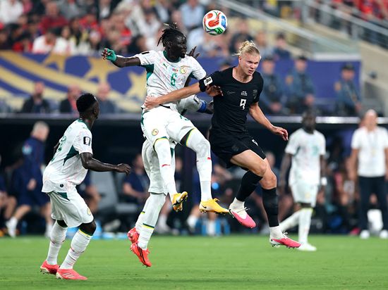 Haaland's brace sends Norway into last 32 in World Cup